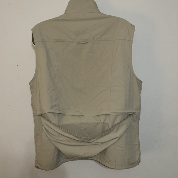 Travel Smith Men’s Vest Pockets Tan Safari Fishing - Picture 12 of 16